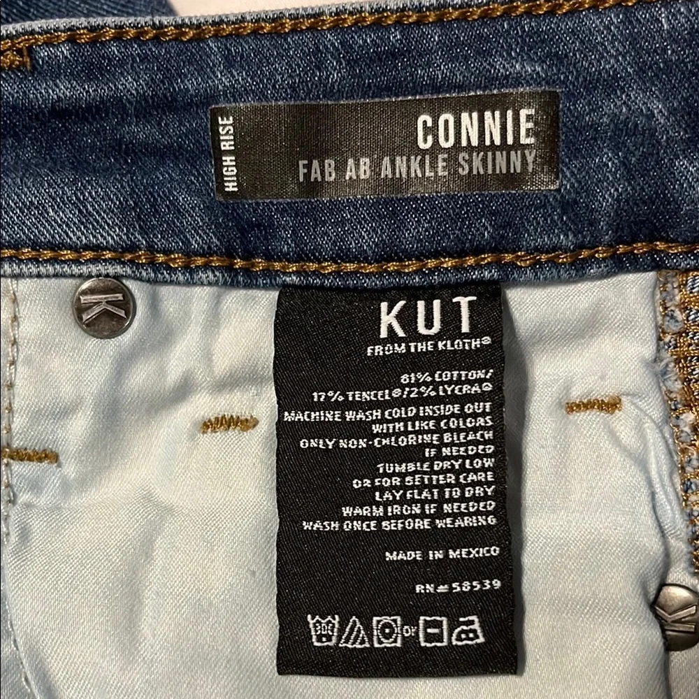 Kut Classic Blue Women's Jeans - Picture 11 of 16